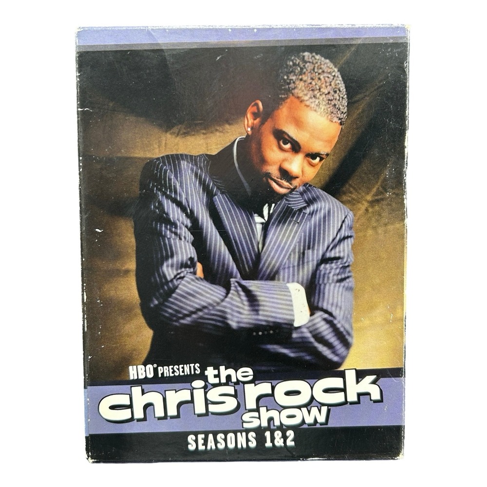 HBO Presents The Chris Rock Show Seasons 1 & 2 DVD Set 3-Disc 2006 TV-MA 98365